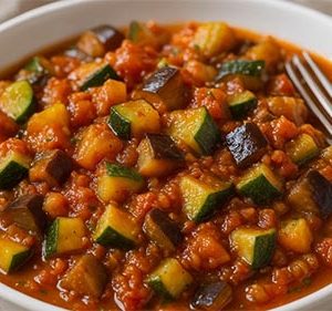 Вкусна манджичка с тиквички и патладжан